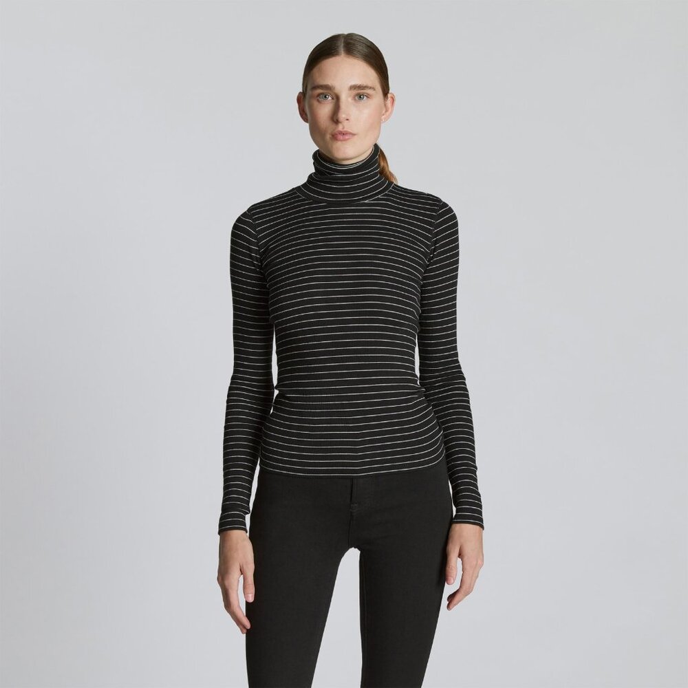 Everlane The Luxe Rib Turtleneck Multicolor - Size M